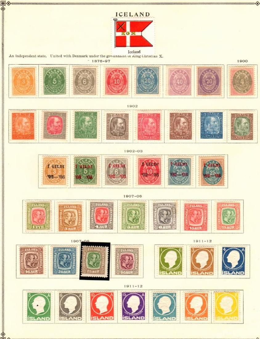 Iceland Unused Stamp Collection to 1940 SCV.$4900+ (1 of 6)