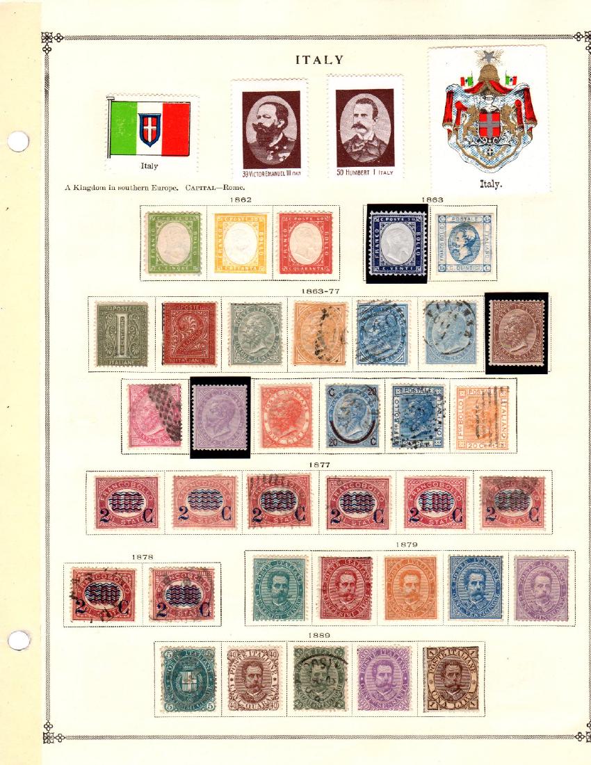Italy Unused Used Stamp Collection to 1940 SCV.$12000+ (1 of 12)