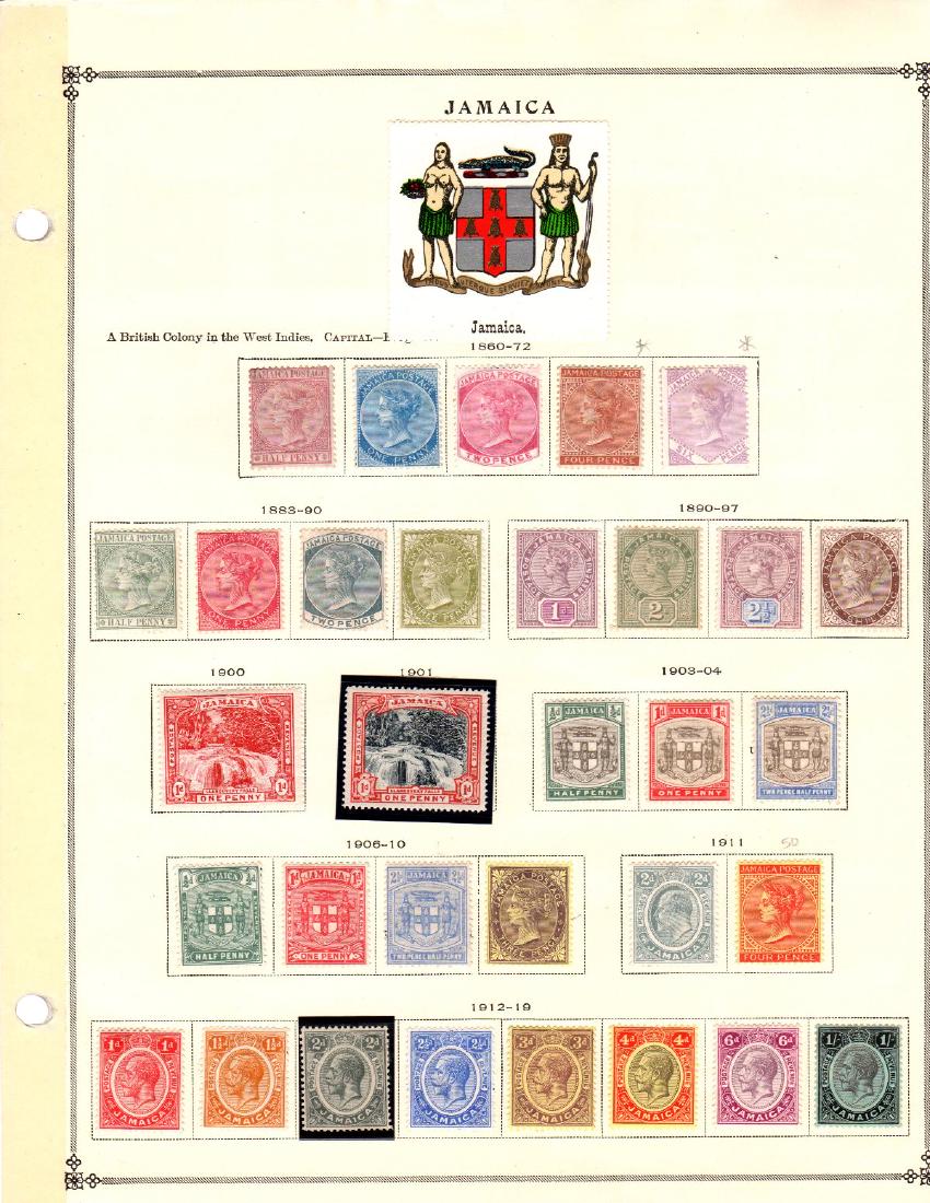 Jamaica Unused Used Stamp Collection to 1940 SCV.$850+ (1 of 3)
