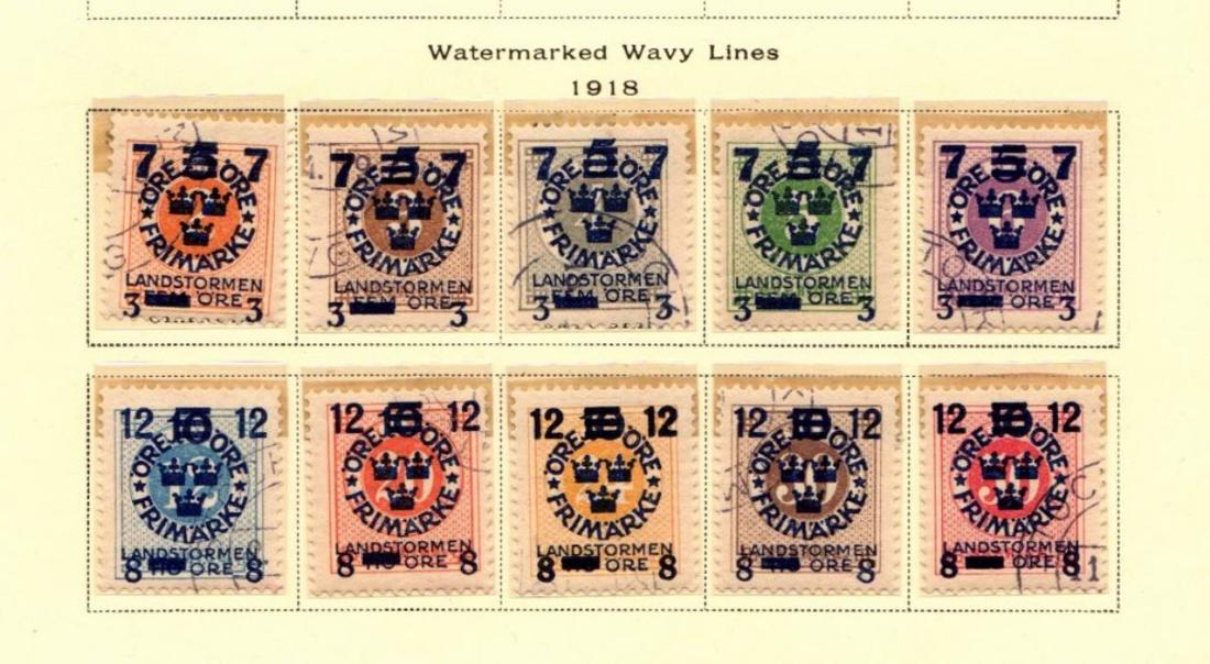 Sweden Unused Used Bank of the Book Stamp Lot SCV.$800+ (1 of 5)