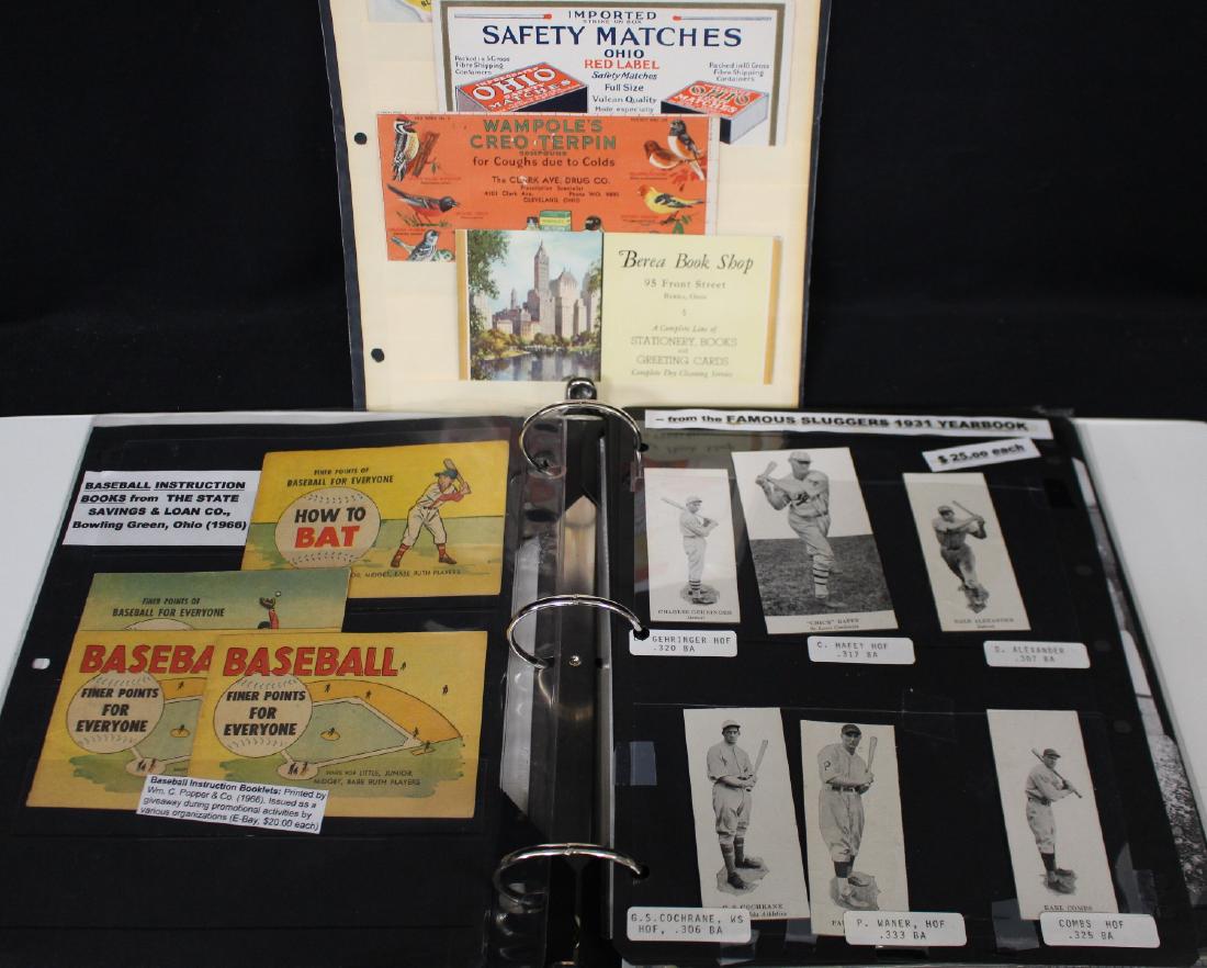 Binder of Misc. Paper Collectibles Autographs Sports (1 of 5)