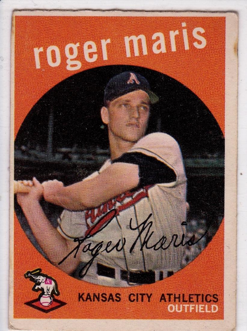 1959 Topps Baseball Card Lot, (247) Cards w Stars,: 1959 Topps Baseball Card Lot, (247) Cards w Stars, Maris; nice lot of early Topps Baseball Cards from the 1959 issue; overall condition is VG or better with some variation; includes stars, minor stars