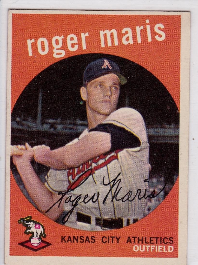 1959 Topps Baseball Card Lot, (313) Cards w Stars,: 1959 Topps Baseball Card Lot, (313) Cards w Stars, Maris; outstanding early lot of 1959 Topps Baseball Cards in overall VG or better condition with some variation; includes stars, minor stars, commons