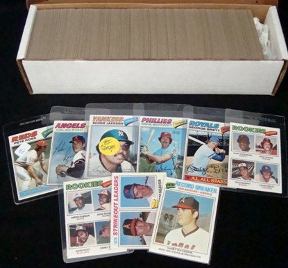 1977 Topps Baseball Complete Set, NRMT: 1977 Topps Baseball Complete Set; NRMT condition 1977 Topps Baseball Complete Set including star card Nolan Ryan #650, minor stars and commons.