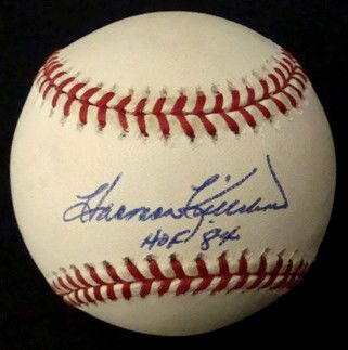 Harmon Killebrew Autographed Baseball, JSA: Official MLB Bud Selig Ball signed by Killebrew on the sweet spot in blue ballpoint pen; includes HOF 84 inscription; comes with a COA from JSA.