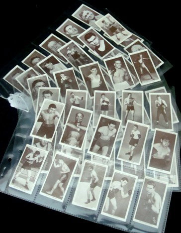 1938 Churchman Boxing Complete Set: 1938 WA&AC Churchman Boxing Complete Set; includes all (50) cards in the complete set; ready for grading; all in very nice condition, no major imperfections; very nice complete set.