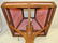 846: Mission Oak Pink Slag Glass Table Lamp - 3