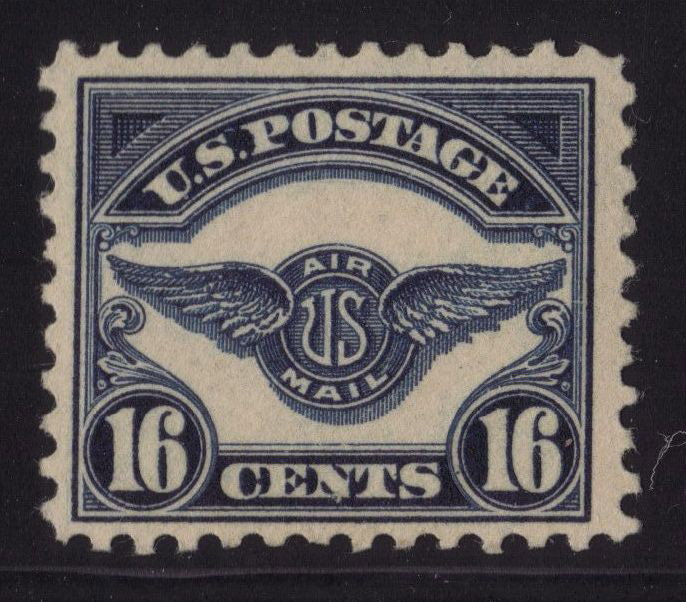 U.S.Scott C5 F-VF OG NH SCV.$140: Air Service Emblem airmail, Scott C5, Unused with F-VF centering, full never hinged original gum. 2012 SCV.$140