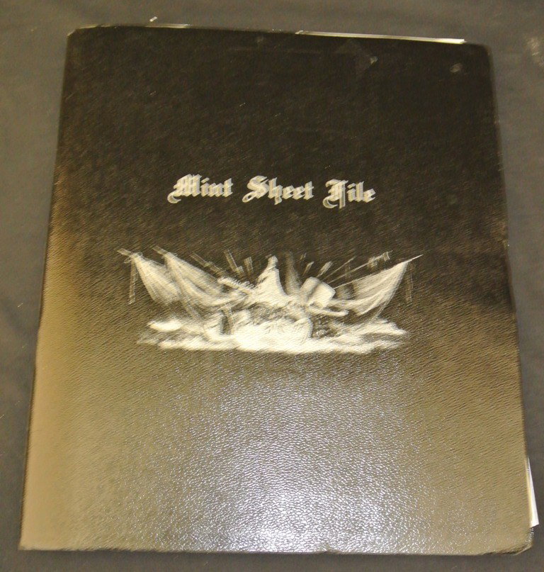 United States Premium Sheets & FDC's: Useful lot of (25)premium U.S. sheets and (8)first day covers of the same. Most are 29 cent thru 42 cent issues. Many are still shrink wrapped in USPS product panels. 2012 SCV.$421, Face is $172.