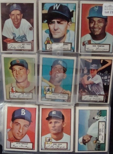 1952 Topps Archive set (1983): 1952 Topps Archive set (1983) missing Willie Mays and 5 commons. Nrmt-mint