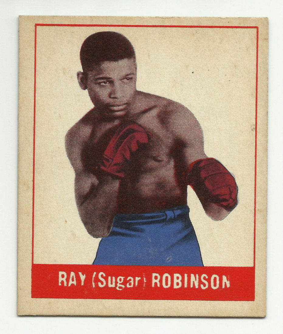 136 1948 Leaf 64 Sugar Ray Robinson Boxing Card
