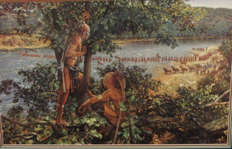 Robert Griffing Framed "The Crossing" LE Double Si: 215/1250 framed size 42 x 30 Double Signed on the print and on the glass w COA