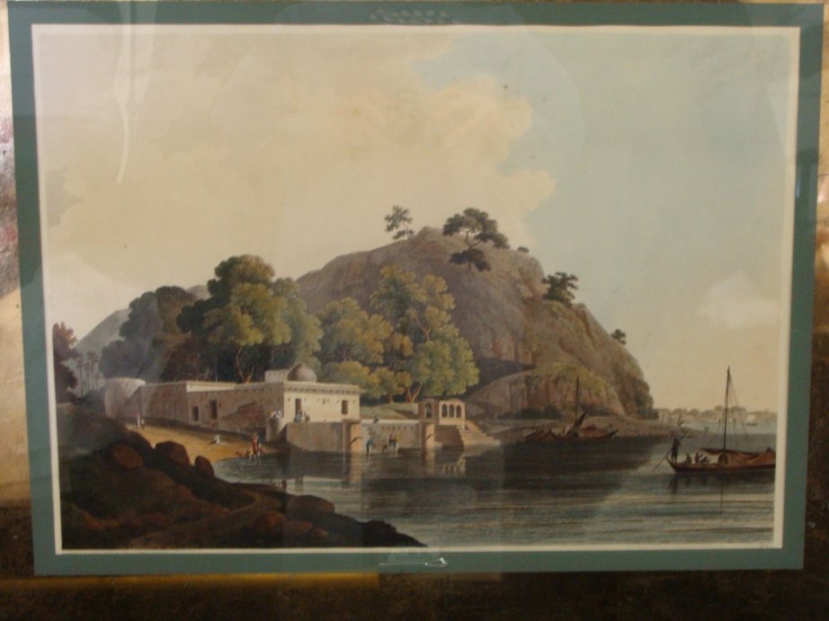 THOMAS & WILLIAM DANIELL AQUATINT: DRAWN & ENGRAVED BY THOMAS & WILLIAM DANIELL, IMAGE IS 23.25" X 16.50", FRAME IS 24.25 X 27.25