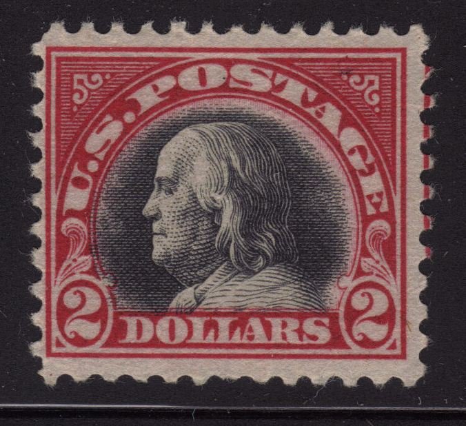 U.S.Scott 547 F-VF OG LH SCV.$130: Nice $2 Franklin, Scott 547, Unused with F-VF centering, full LH original gum. 2013 SCV.$130