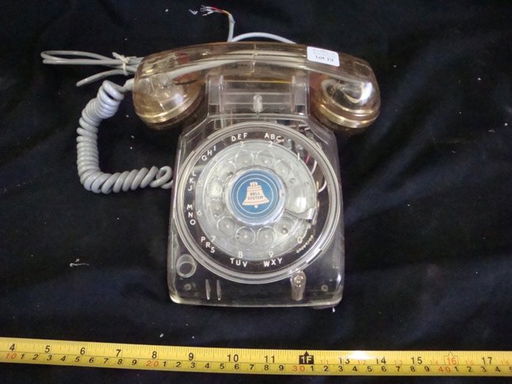 Vintage Western Electric Clear Rotary Telephone W G3 Ha May 11 13 Fusco Auctions In Oh