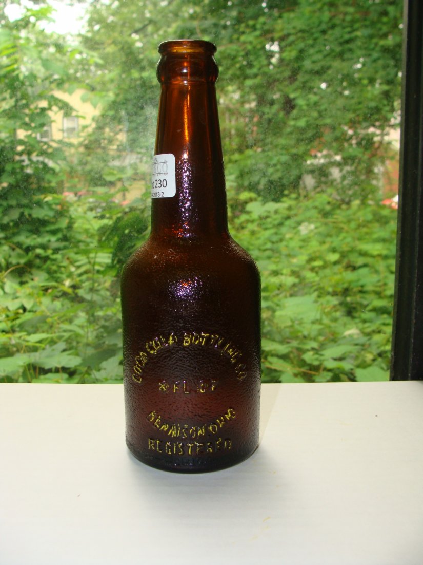 Mid Body Script Coca Cola Coke Bottle: Heel c8173, bottom D-Patent 6 5 / 1
