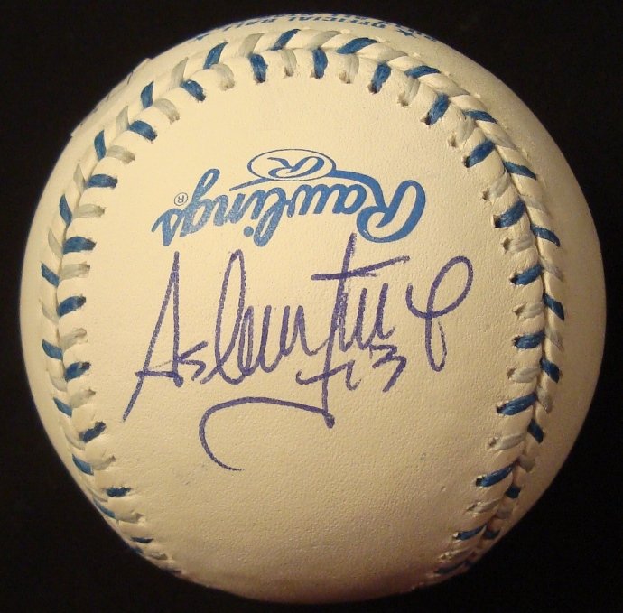 Asdrubal Cabrera Chris Perez Signed 2012 MLB All-Star: Official 2012 All-Star Game Bud Selig Baseball; signed by (2) of the Indians finest, Asdrubal Cabrera and Chris Perez; both signed in blue ballpoint pen on the heel; ball and signatures are crisp; com