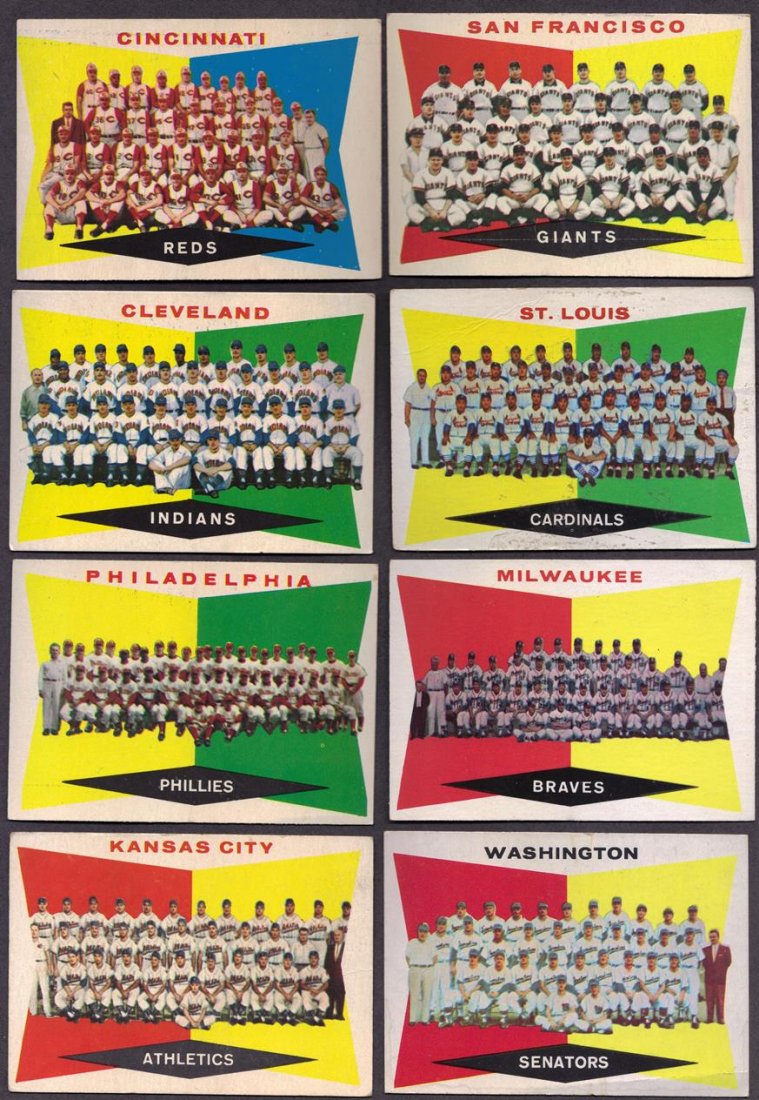 1960 Topps Baseball Card Lot, (350+) w Rookies, Minor: Lot of approx (350+) 1960 Topps Baseball Cards; overall condition ranges from Good to VG-EX with some variation; includes many minor stars, team cards, Rookies, World Series cards and commons; most ra