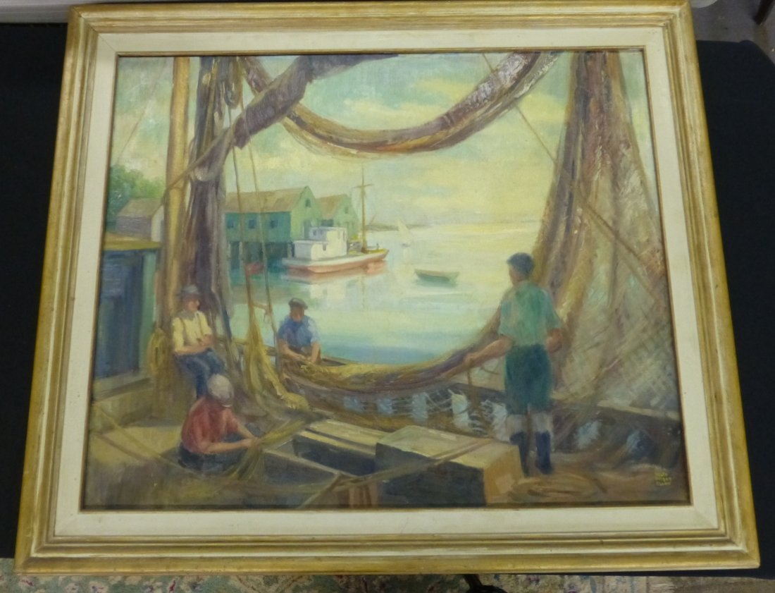 Helen Hudson Bellows Oil on Canvas: 30 1/4" x 25" Canvas,