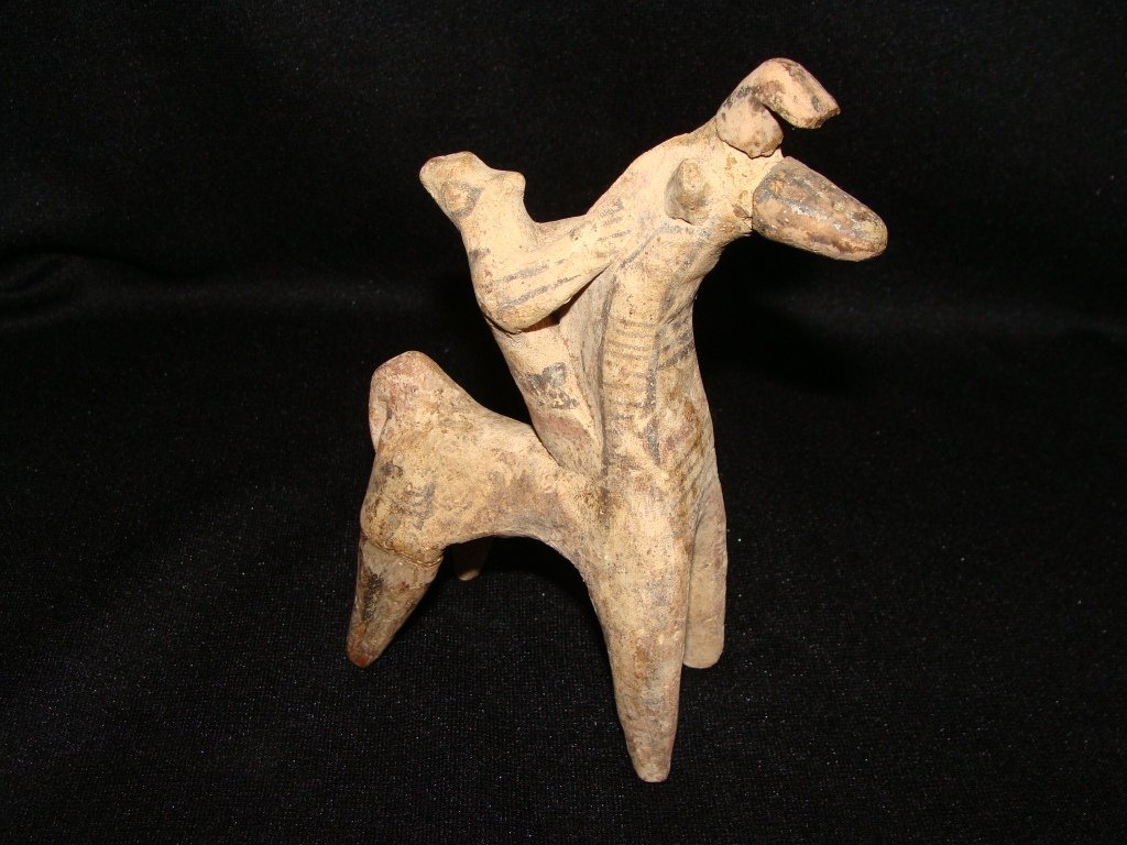 Warrior Tribes Era Stone Horse: 6" tall x 4 1/4" long