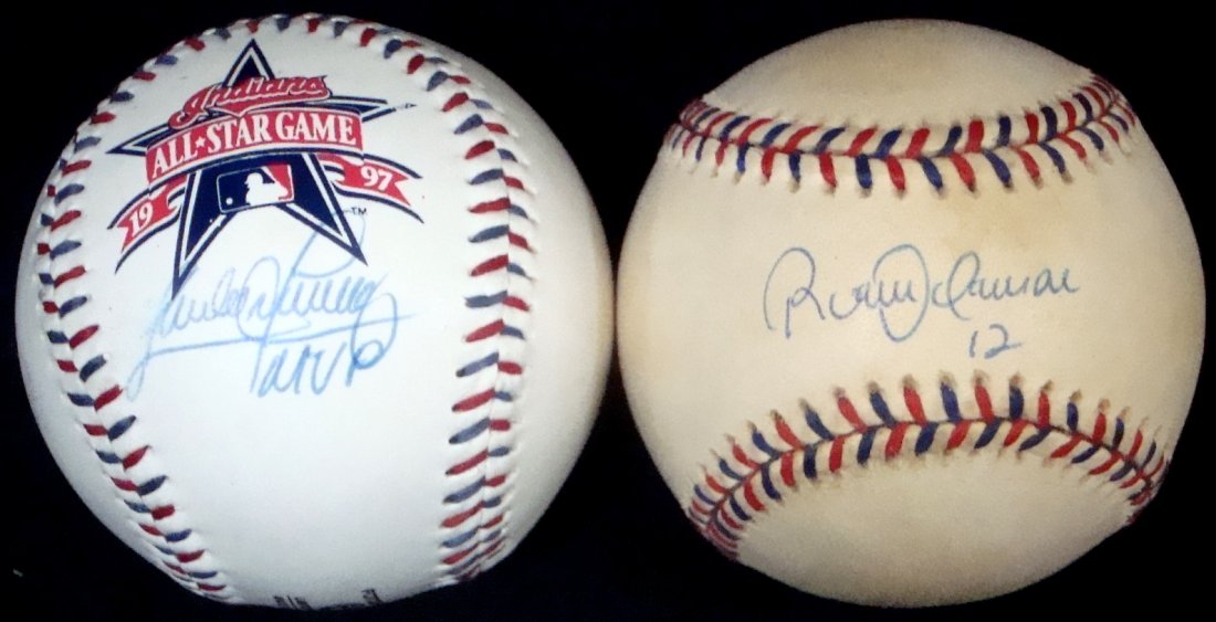 Roberto Alomar Sandy Alomar Jr. Signed All-Star Game (1 of 2)