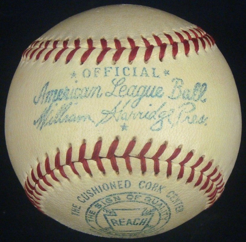 Early 1940's Official American League William Harridge (1 of 2)