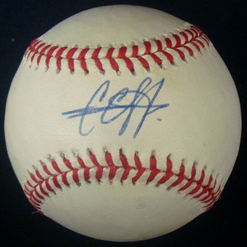 CC Sabathia Single Signed OAL Baseball, JSA (1 of 2)