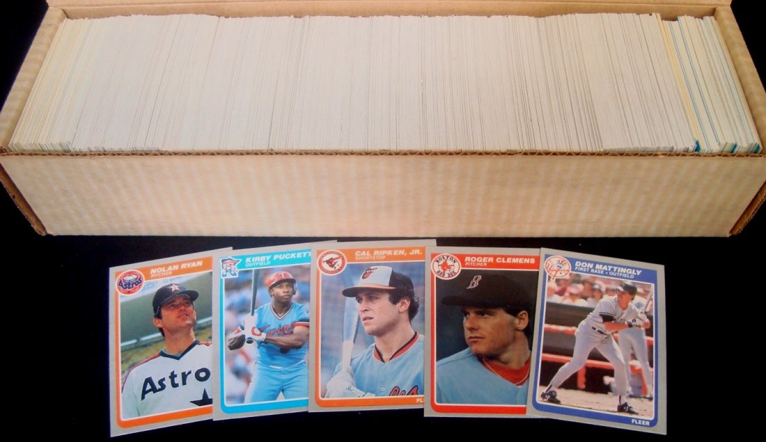 1985 Fleer Baseball Complete Set, (660) Cards w Stars, (1 of 1)