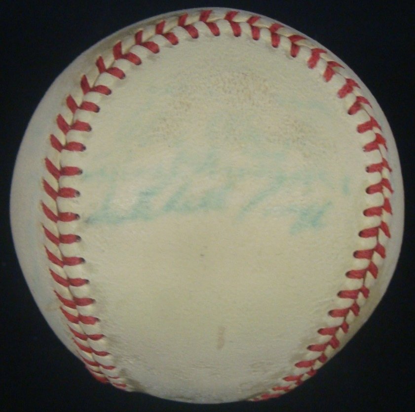 Satchel Paige Autographed OAL Baseball, JSA LOA (1 of 3)
