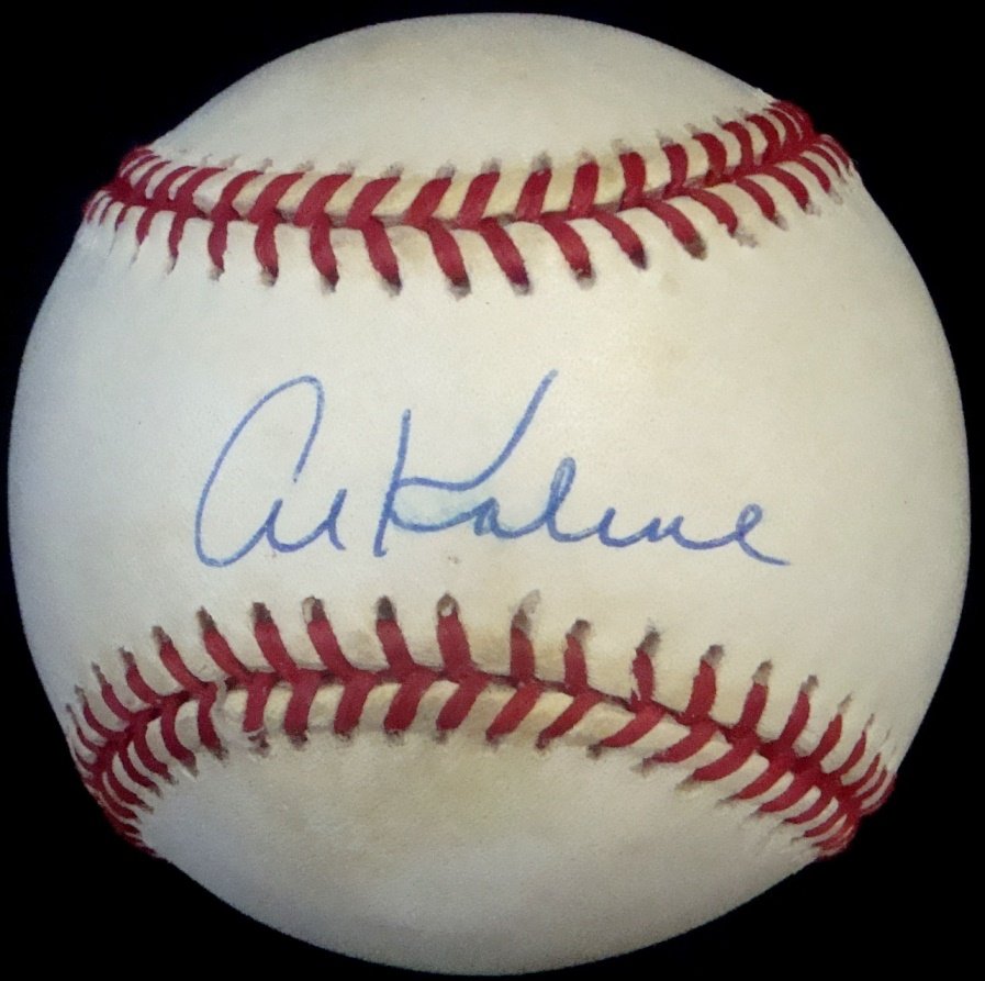 Al Kaline Single Signed OAL Baseball (1 of 2)