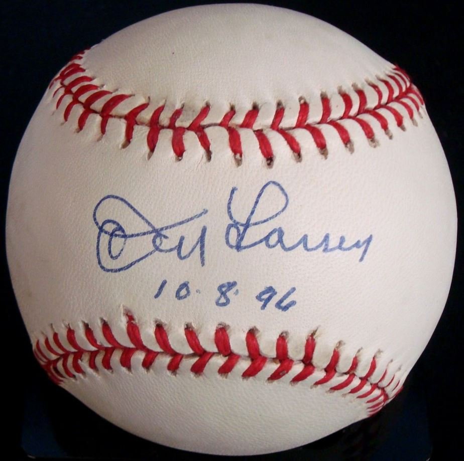 Don Larsen Signed and Inscribed OAL Baseball (1 of 3)