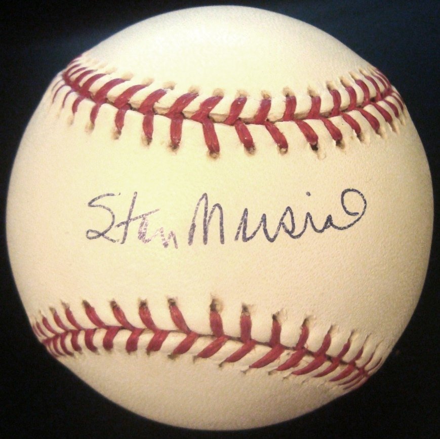 Stan Musial Single Signed MLB Bud Selig Baseball (1 of 2)