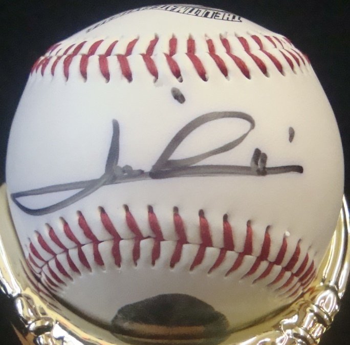 Mario Andretti Autographed Stat Baseball (1 of 5)