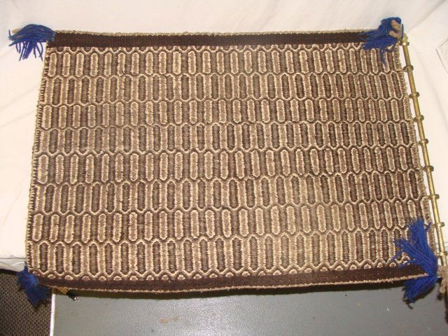 Navajo double twilled Saddle Blanket (1 of 1)