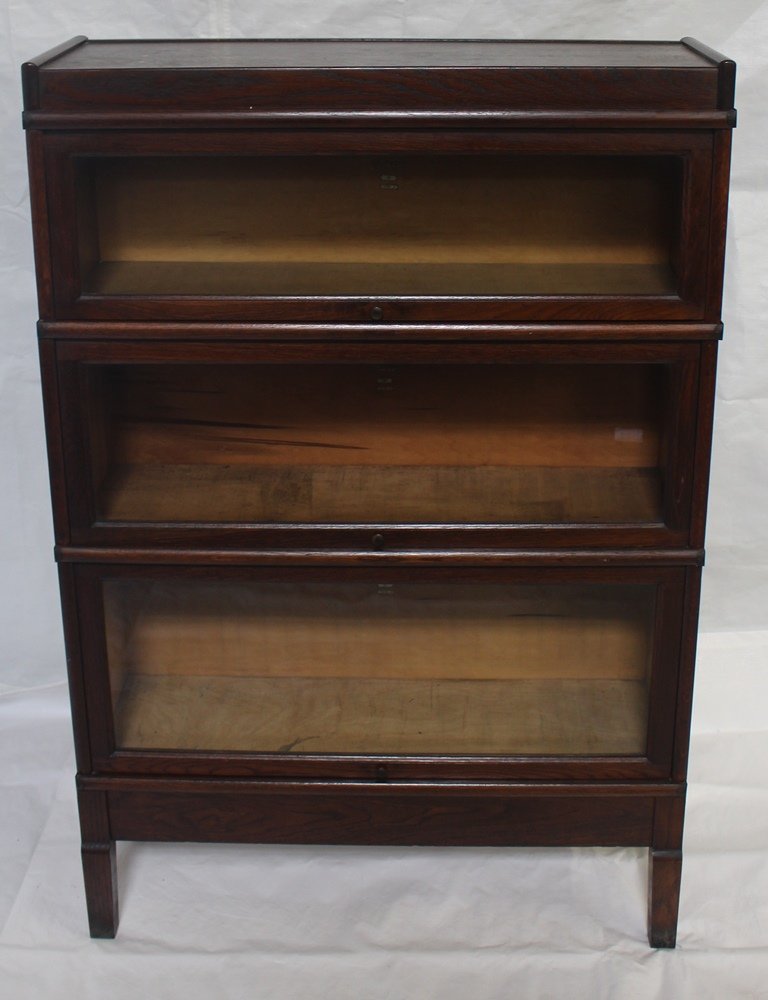 Macey Three Stack Barrister Bookcase (1 of 1)