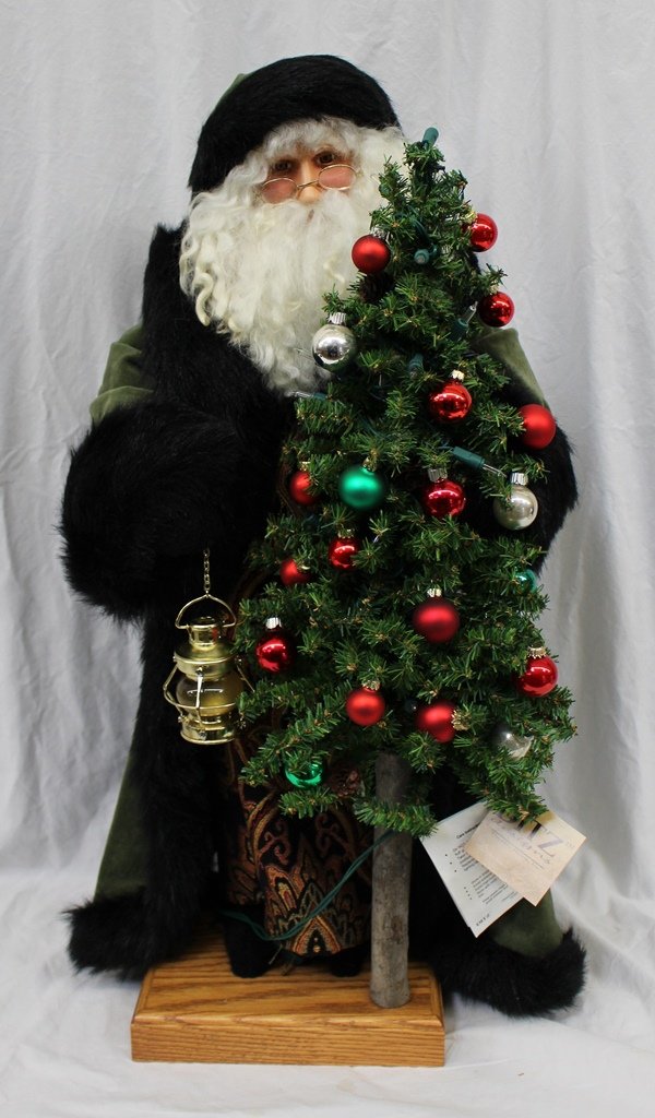 Ditz Father Christmas - Christmas Thyme 28" Santa Claus: Excellent 28" tall Santa Claus made by Ditz called Christmas Thyme. Model 10702. Like new with original tags. No condition problems to report. Suggested bid $150