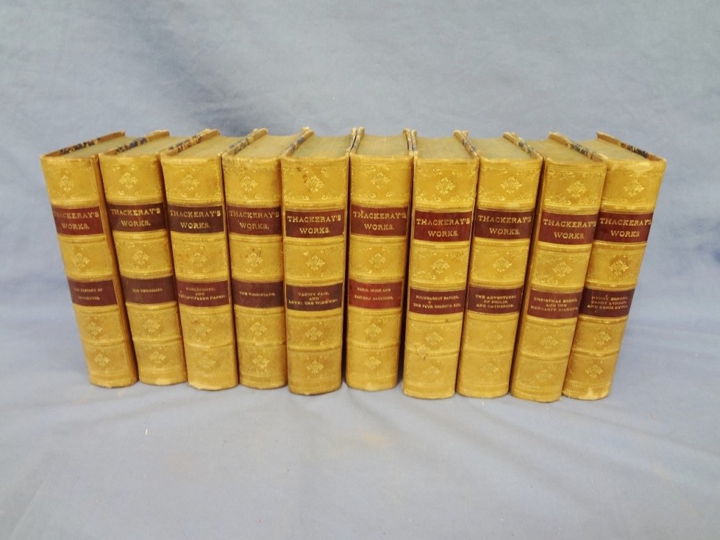 10 Volume set of Thackeray's Works: Published DeWolfe, (1 of 4)