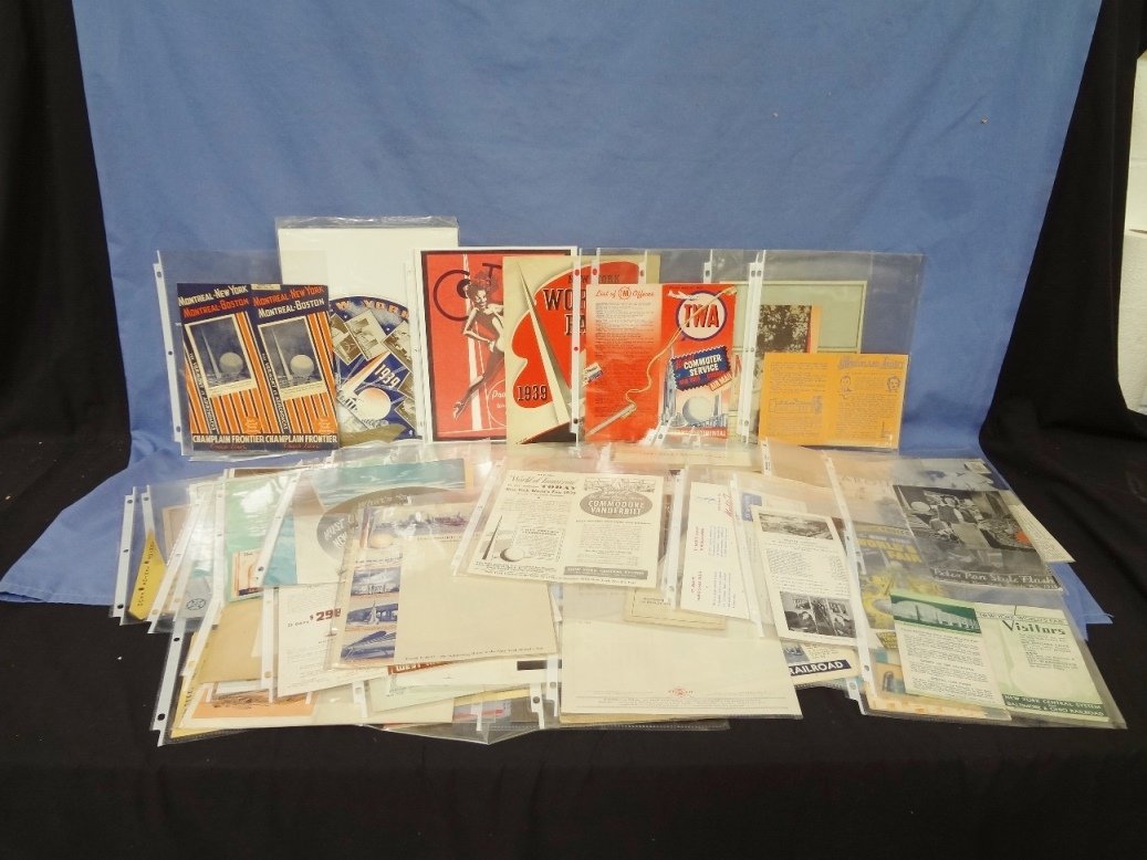1939 New York World's Fair Large Lot of Advertising (1 of 10)