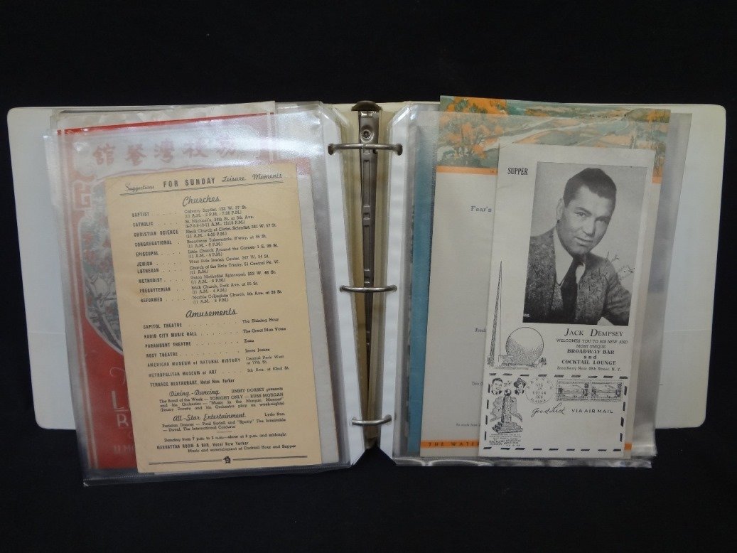 1939 New York World's Fair Menu, Restaurant Baltimore (1 of 6)