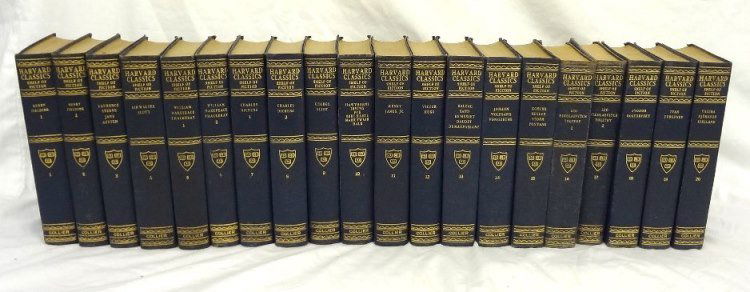 (20) Volume Set Harvard Classics Shelf Of Fiction 1917 (1 of 6)