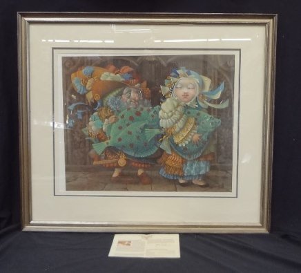 James Christensen "Your Plaice or Mine" Signed, matted, (1 of 5)