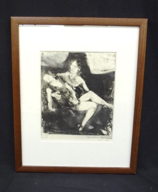 Douglas Utler MonoPrint "Study After Abduction #3" (1 of 4)