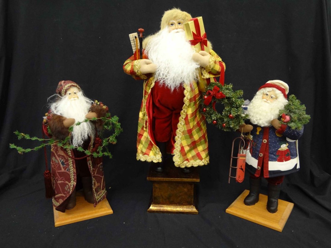 (3) Lynn Haney Santa Collectibles: Let it Snow, Season' (1 of 1)