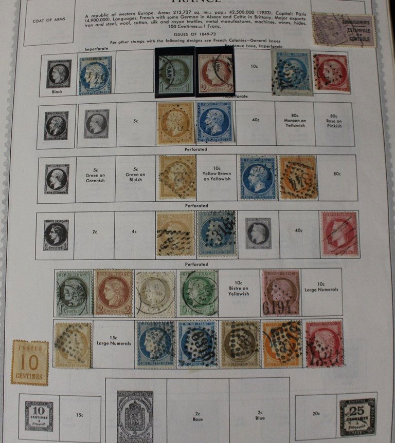 France Unused Used Stamp Collection to 1990 (1 of 10)