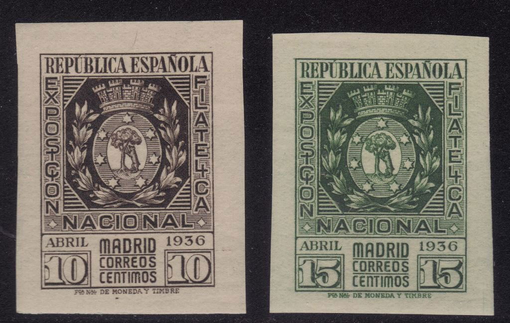 Spain Scott 572-573 VF OG NH SCV.$135 (1 of 1)