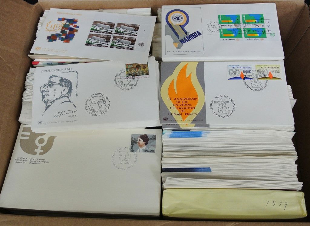 U.S., Canada & U.N. First Day Cover Lot (1 of 1)