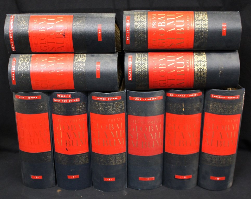 Worldwide Used Stamp Collection in (10)Minkus albums (1 of 10)