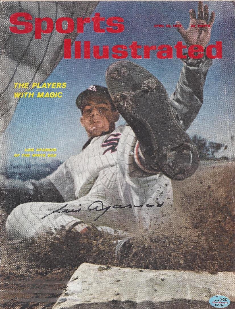 Luis Aparicio Autographed 1962 Sports Illustrated (1 of 1)