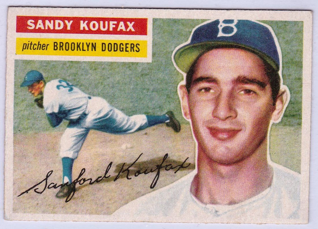 1956 Topps #79 Sandy Koufax (White Back) (1 of 2)