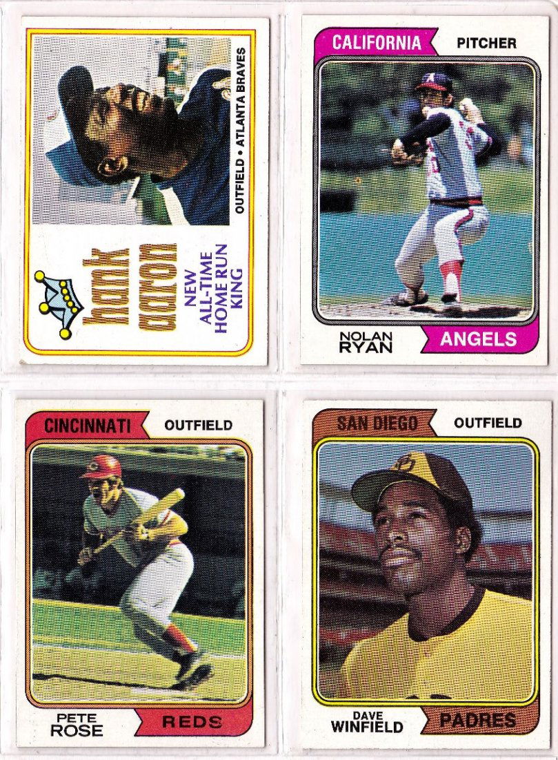 1974 Topps Baseball Complete Set (660) Cards w Traded (1 of 2)